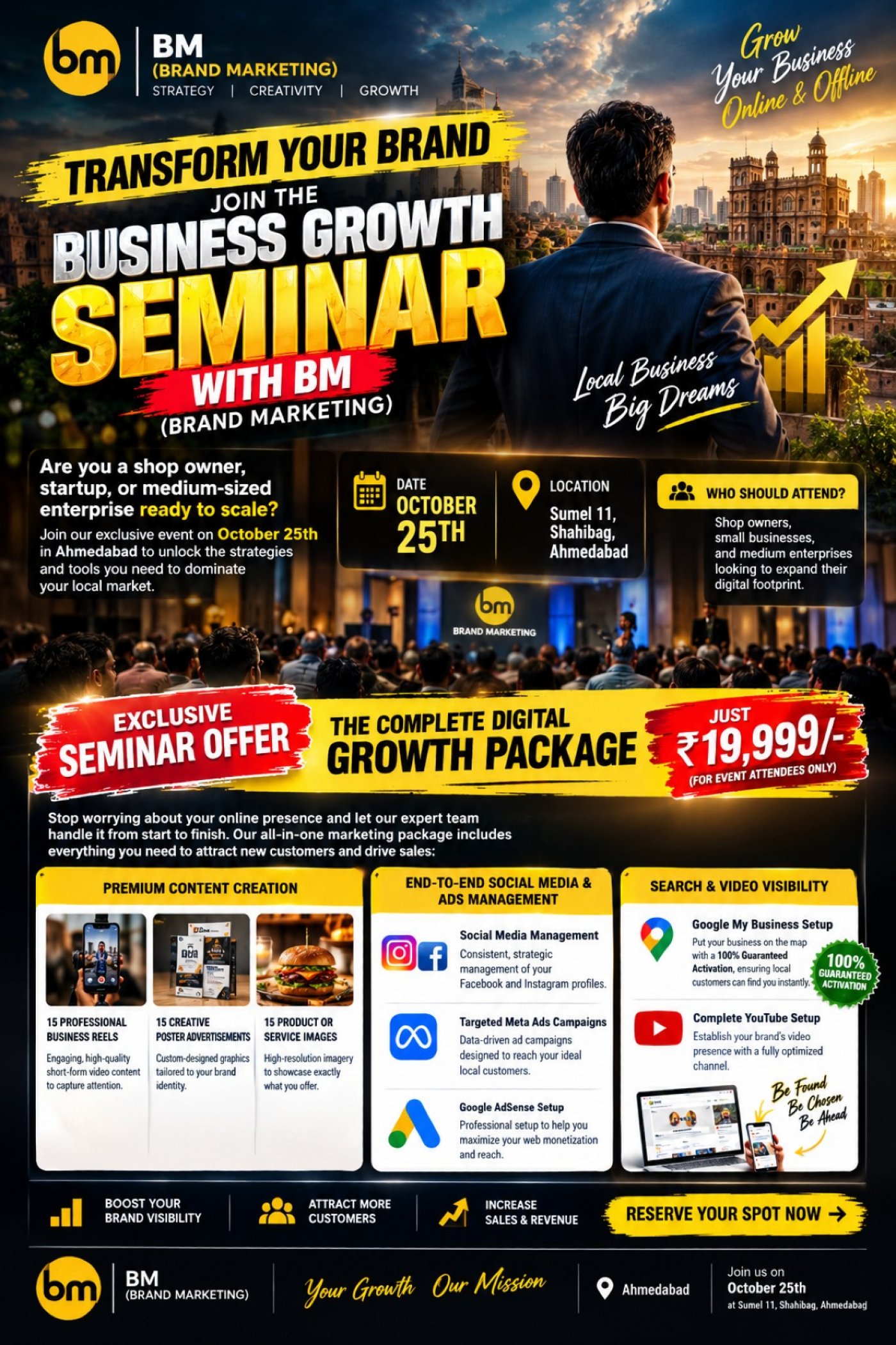 BUSINESS GROWTH WITH BM Tickets, SUMEL 11, Ahmedabad, 25 October 2026 ...