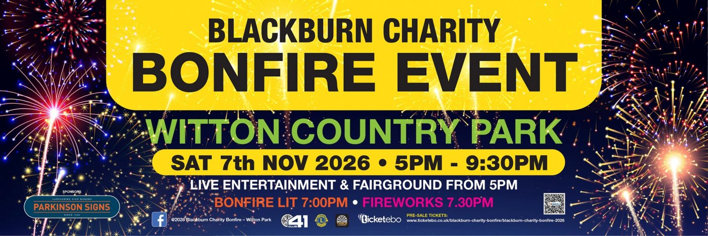 Phenomenal Fireworks @ Blackburn Charity Bonfire Event (Witton Park ...