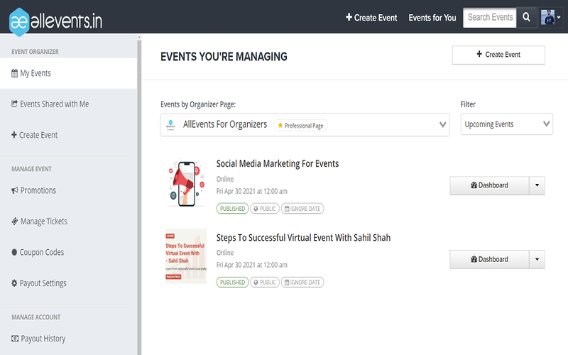 🙂 Managing pages & events got simpler