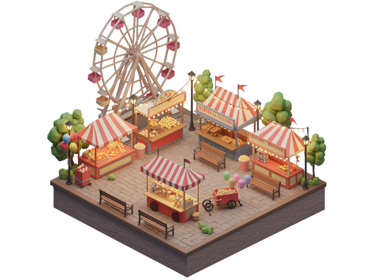 Top Theme Parks illustration