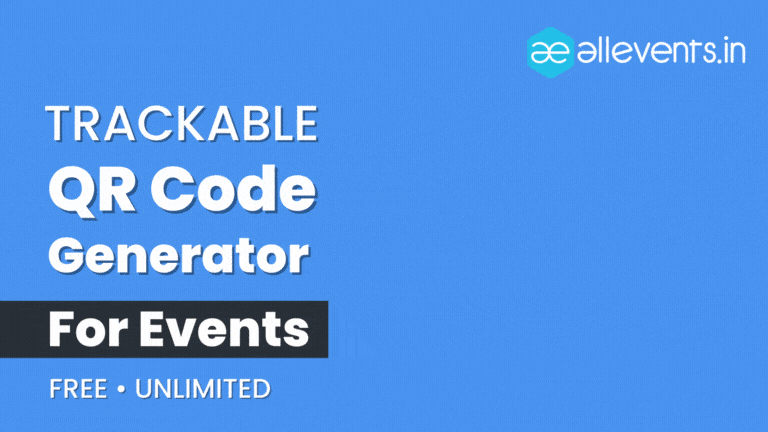 A smarter way to event registrations - QR Codes