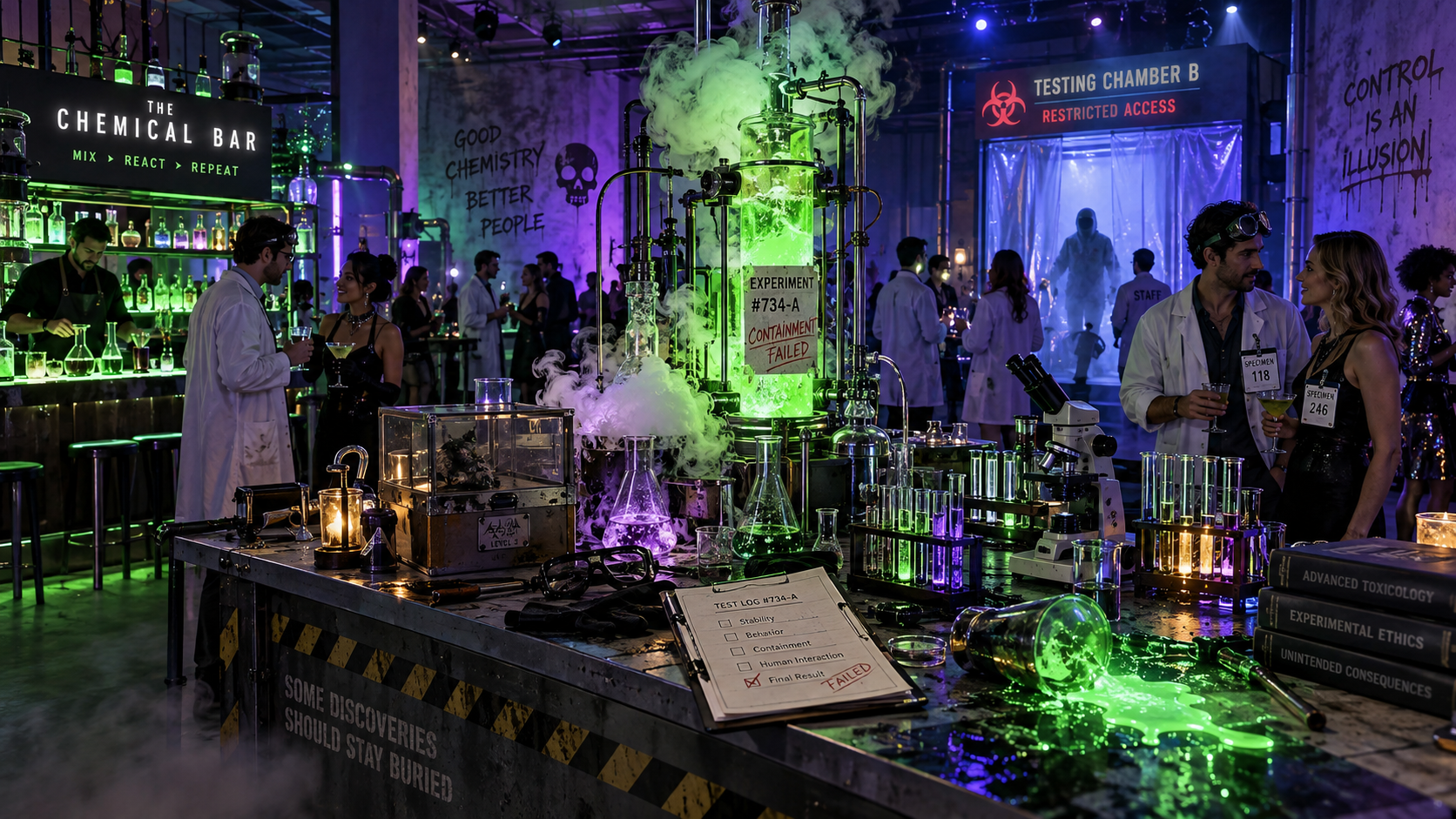 Mad Scientist Lab: Something Has Gone Very Wrong