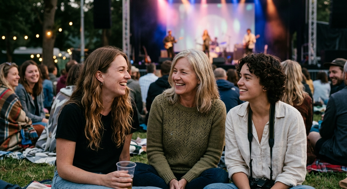 Mother's day live music concert with mom