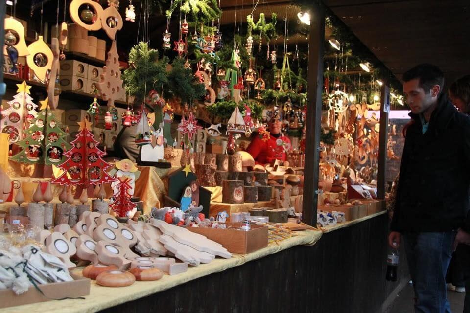 Christmas market or fair event