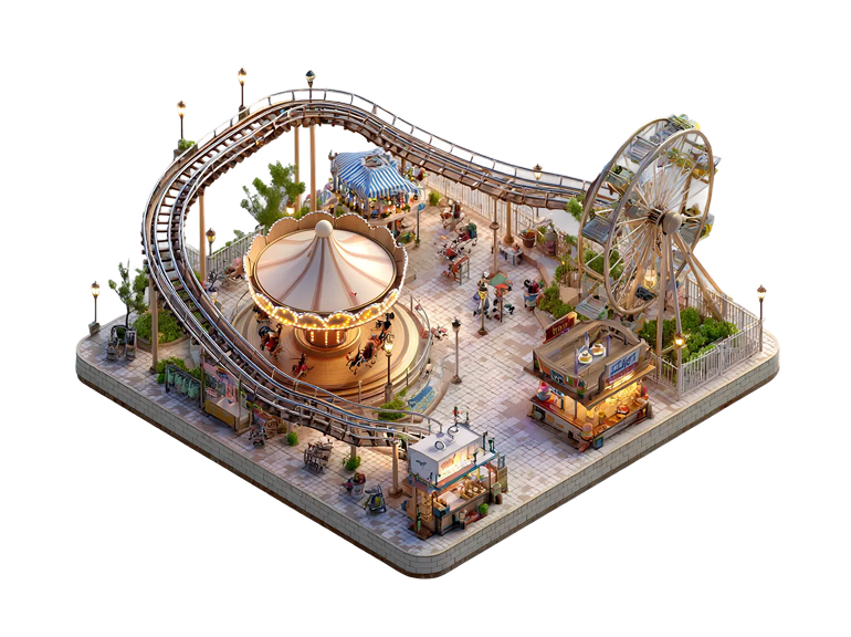 Amusement Parks illustration