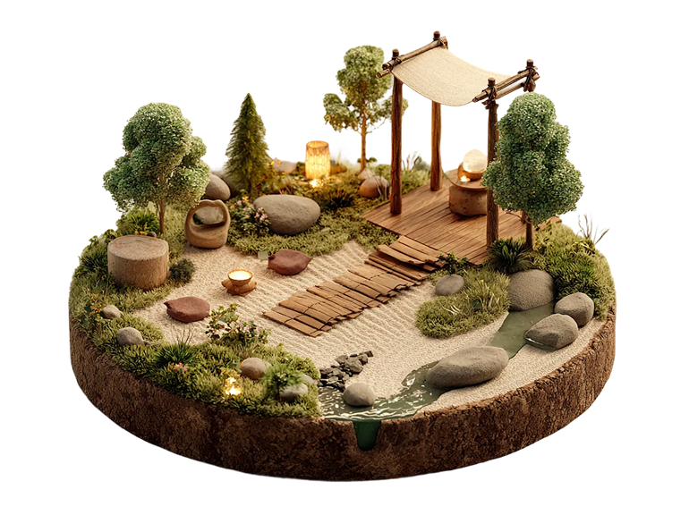 Meditation Camps illustration