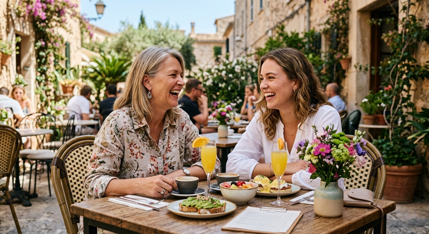Mother's day brunch event with mom