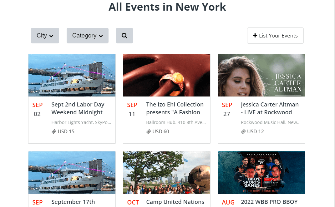 Event city plugin