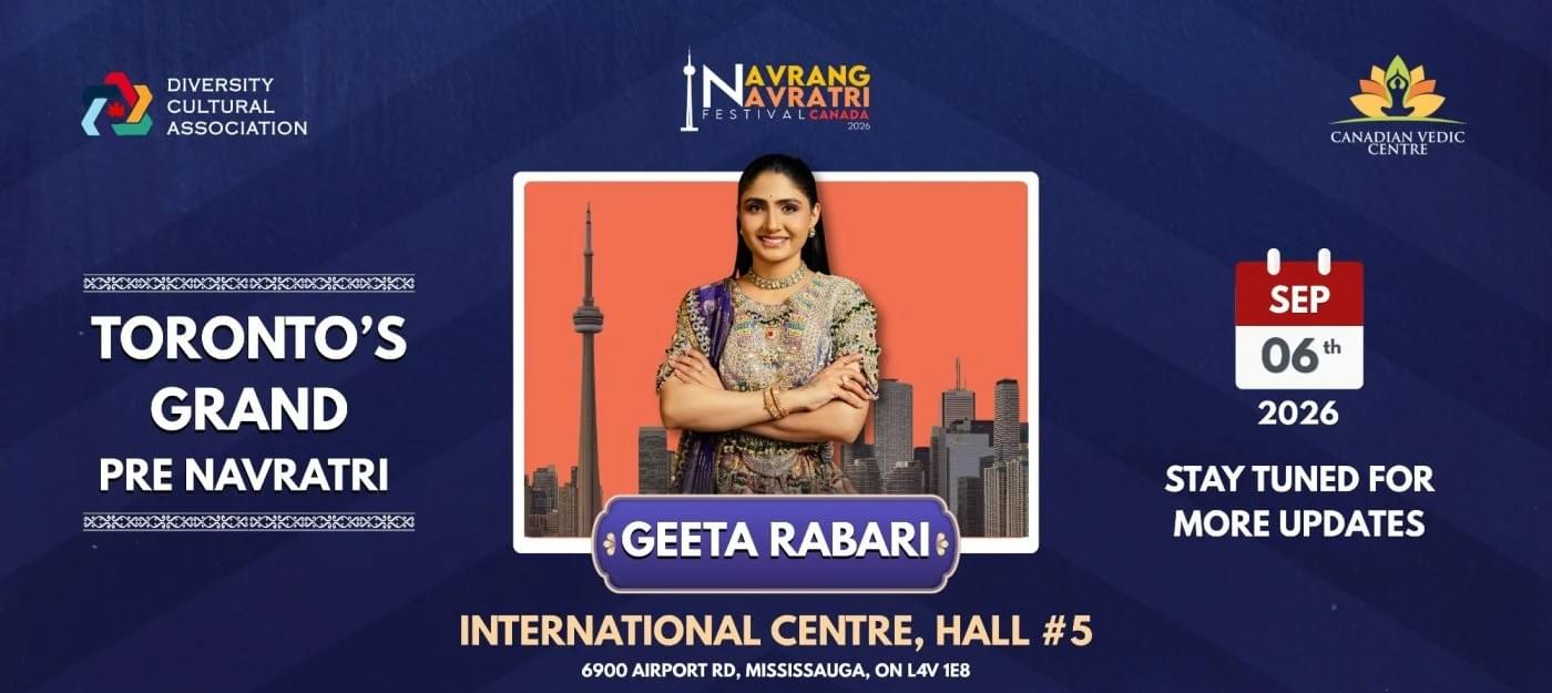 Your Navratri Night with Geeta Rabari Awaits ✨