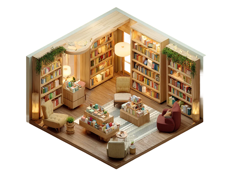 Bookstores illustration