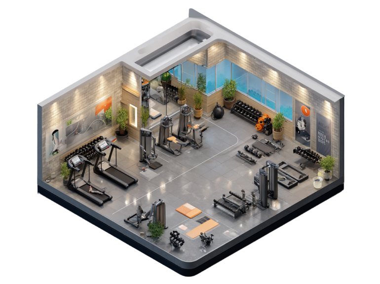 Gym illustration