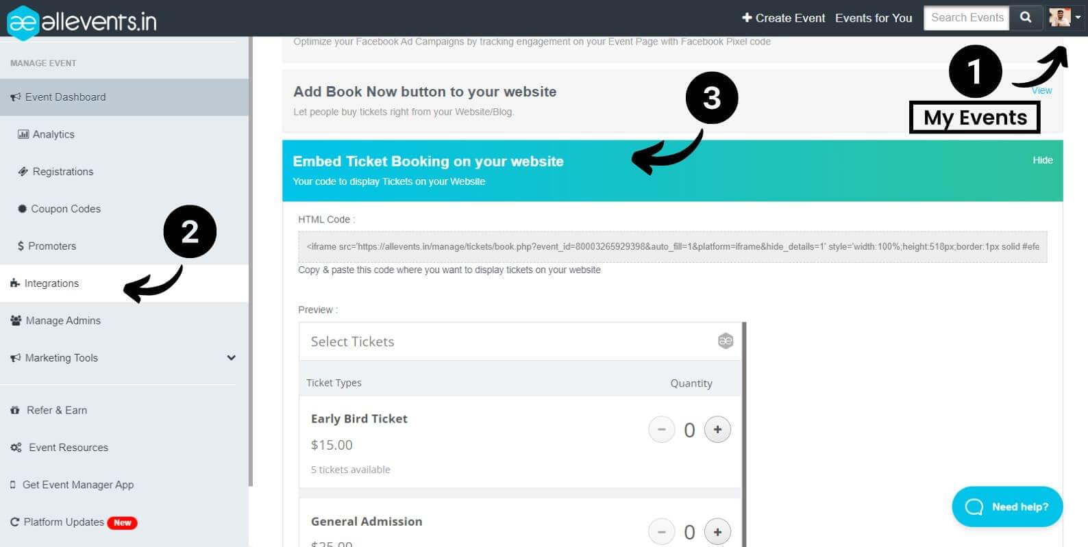 WordPress Ticket booking plugin