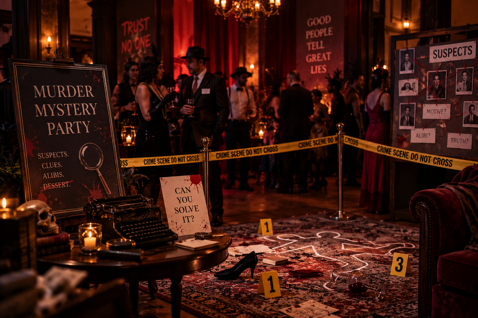 Murder Mystery: Someone Didn’t Make It to Dessert
