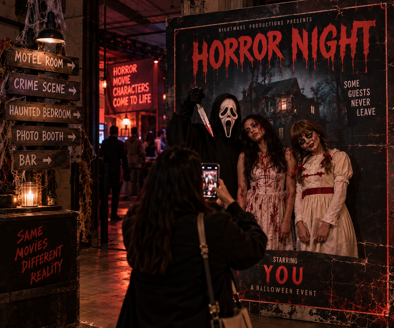 Horror Movie Characters Come to Life